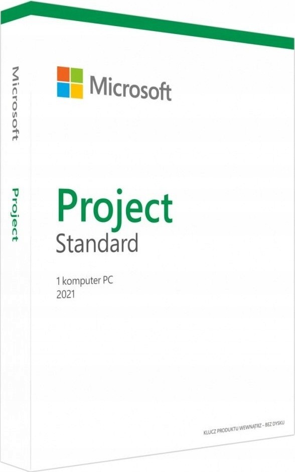 Microsoft Project 2019 Standard cs 1 Pc trvalá licence Box 076-05804
