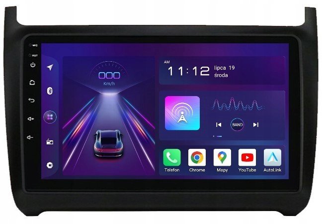 Radio 2DIN Navigace Android Vw Polo 5 V 8/256 Gb Dsp Carplay Lte