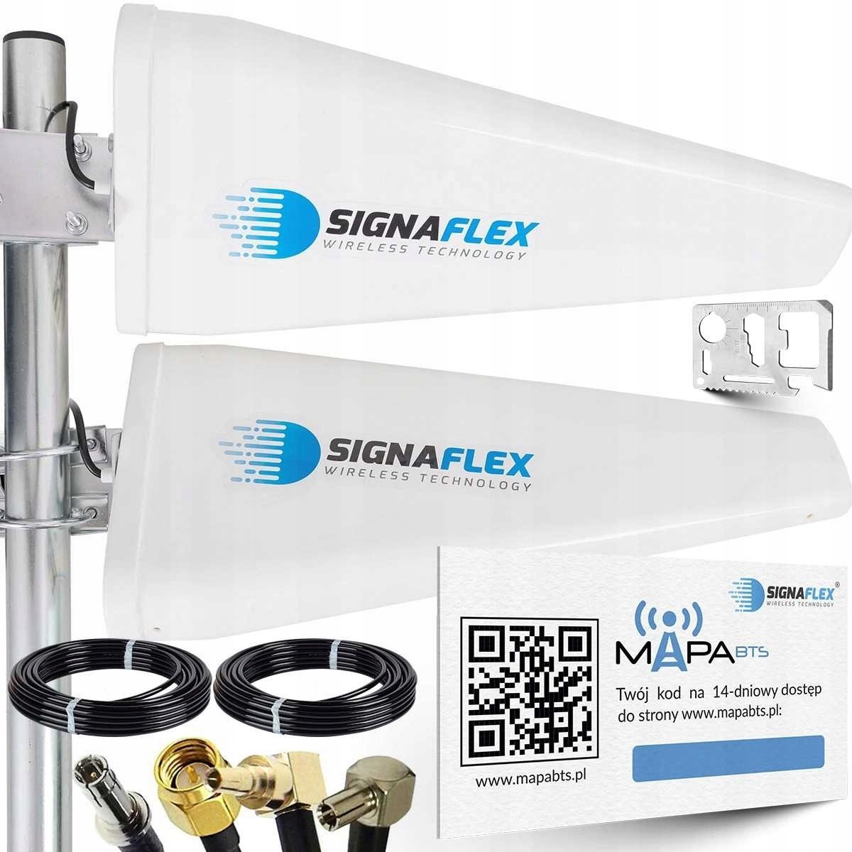 Vnější Anténa Pro Internetový Router Dual 3G 4G 5G Lte Zte Huawei 10m