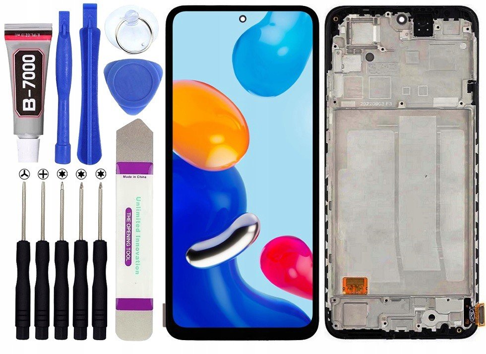 Xiaomi Redmi Note 11 Oled LCD displej Rámeček