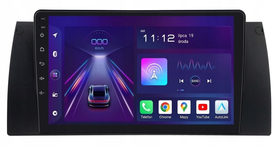 Navigace Rádio 2DIN Android Bmw X5 E53 Dsp Carplay Lte 8/256 Gb