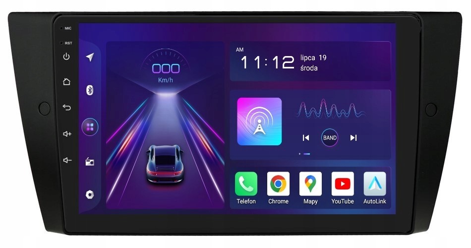 Navigace Rádio 2DIN Android Bmw E90 E91 E92 E93 8/256 Gb Dsp Carplay Lte