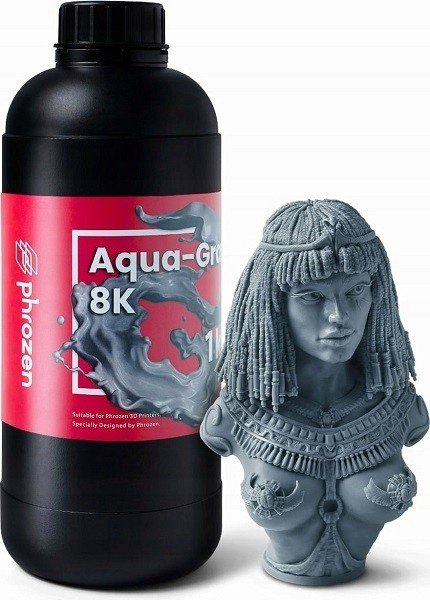 Uv pryskyřice Phrozen Aqua Gray 8K 1kg 1l pro 3D tiskárnu