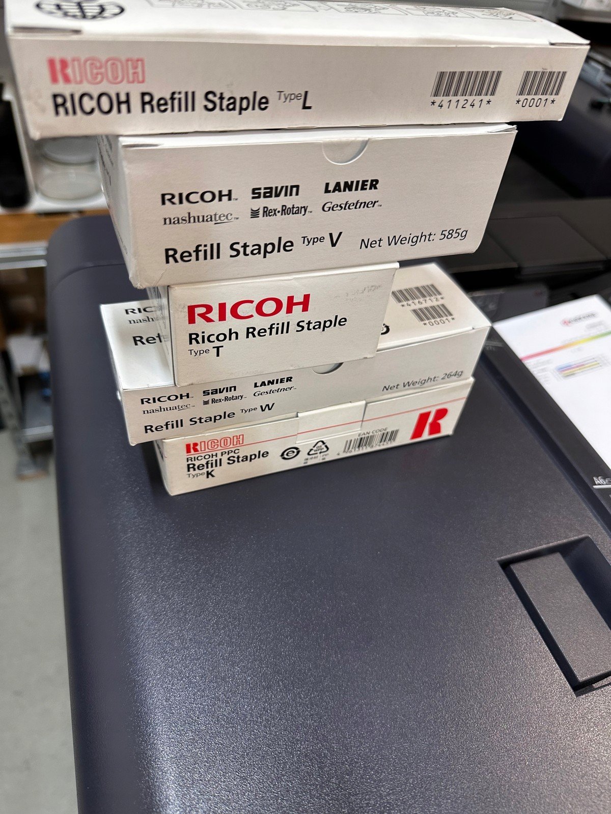 Sešívačky Ricoh Type L Originál 4 x 2000 411241