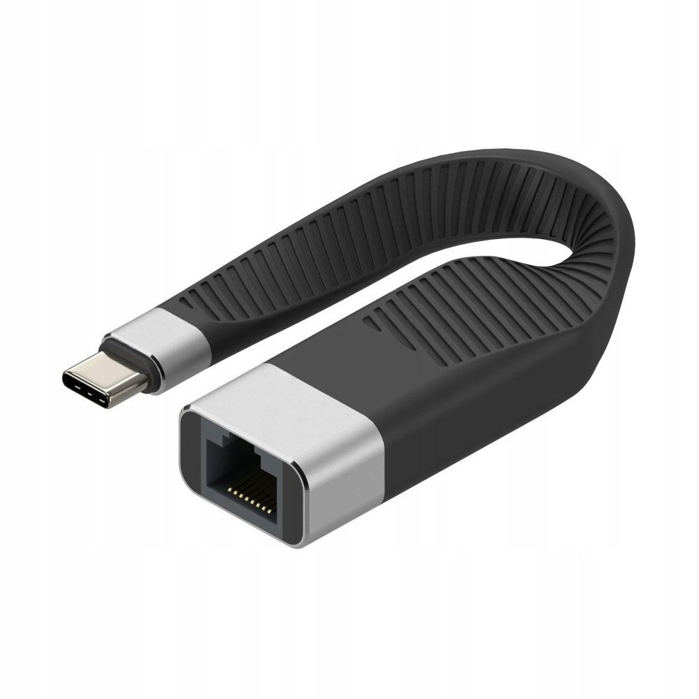 Síťová karta Adaptér Usb-c na Gigabit Ethernet RJ45 Techly