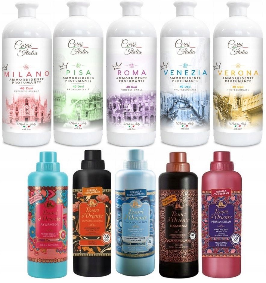 Sada 10 Krásných Plynů Corri d`ITALIA a Tesori d`ORIENTE