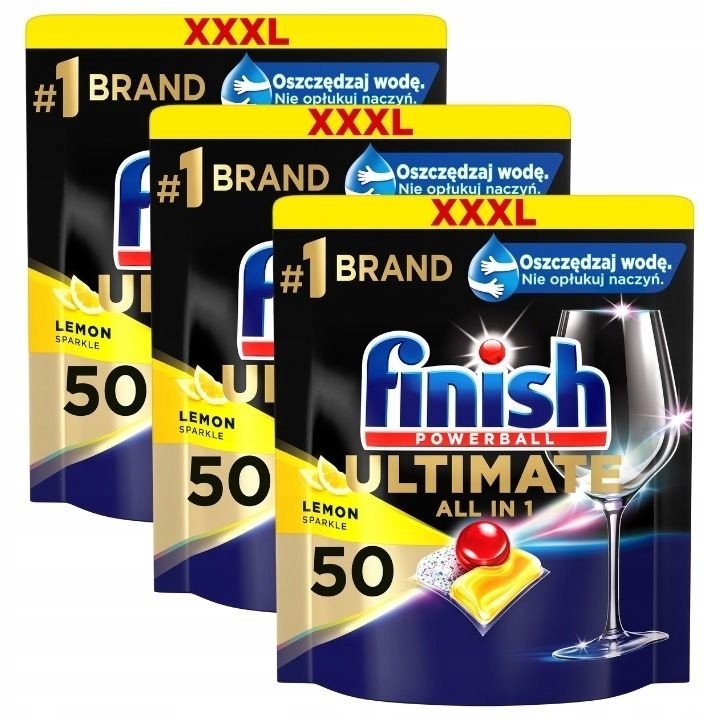 Finish Ultimate Lemon Tablety do myčky 3 x 50