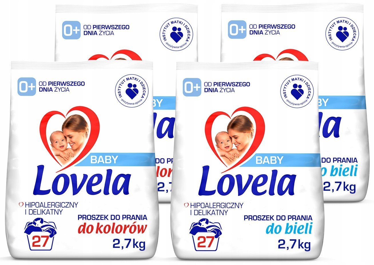 Lovela Baby Prací prášek bílá barva 4x2,7 kg