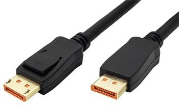 Roline DisplayPort kabel v.2.1 (UHBR13,5, 10K@60Hz), DP(M) - DP(M),černý, 3m