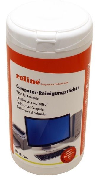 Roline Vlhčené ubrousky na plast a kov, 100ks