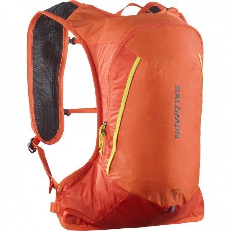 Salomon Cross 12 dragon fire/cherry tomato C21860 ultralehký běžecký turistický batoh