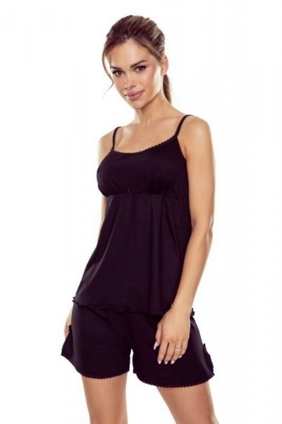 Eldar Albina černé/černé Dámské pyžamo M černá