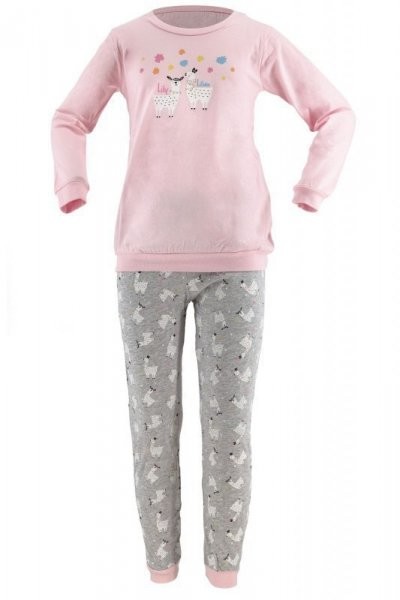 Lama G 240 PY růžové Dívčí pyžamo 98/104 růžová
