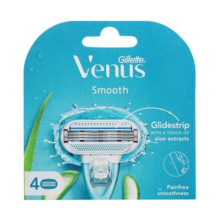 Gillette Venus Smooth sada náhradní břit 4 ks pro ženy