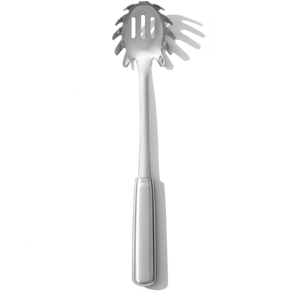 Lžíce na špagety STEEL 32 cm, stříbrná, nerezová ocel, OXO