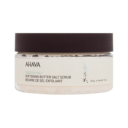 AHAVA Deadsea Salt Softening Butter Salt Scrub vyhlazující a zjemňující máslový tělový peeling 220 g pro ženy