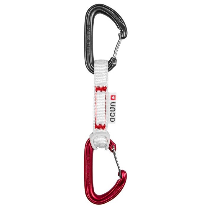 Sada expresek Ocún KESTREL QD BIO-DYN-RING 15 mm 10 cm 6-pack Barva: červená