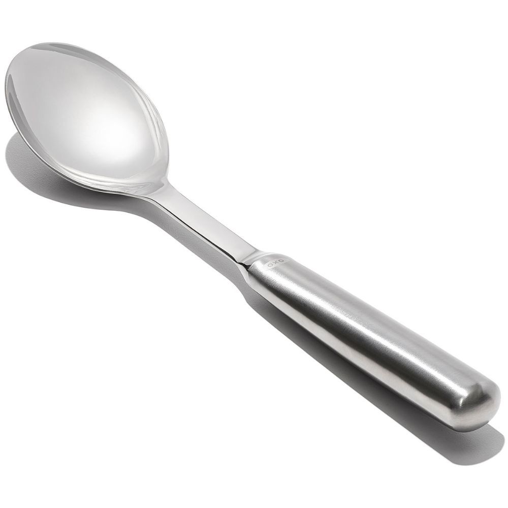 Kuchyňská lžíce STEEL 27 cm, stříbrná, nerezová ocel, OXO