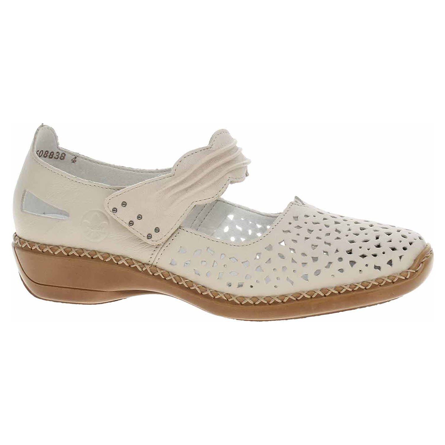 Ecco Dámské lodičky Rieker 41399-60 beige 22901727