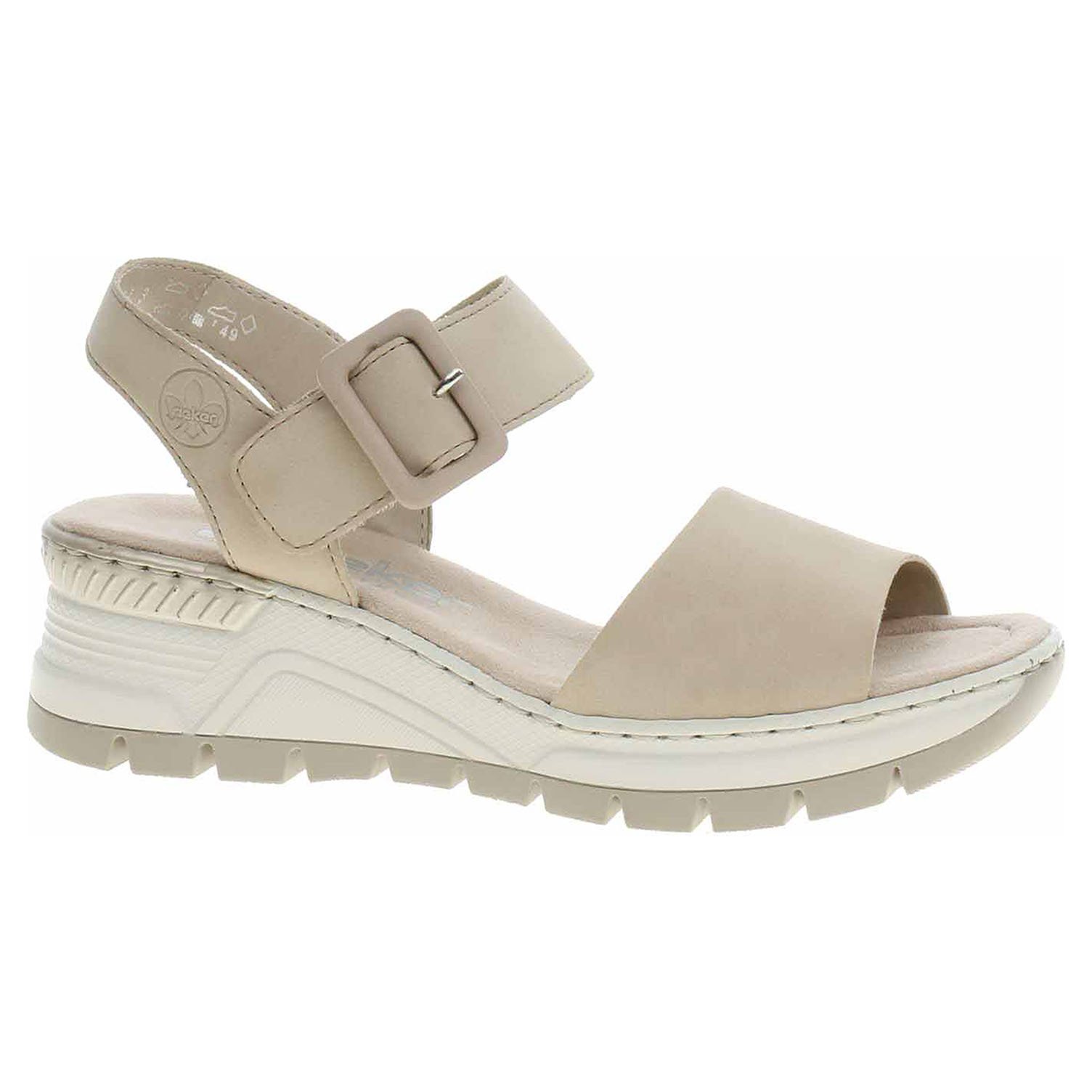 Ecco Dámské sandály Rieker 66466-60 beige 23801879