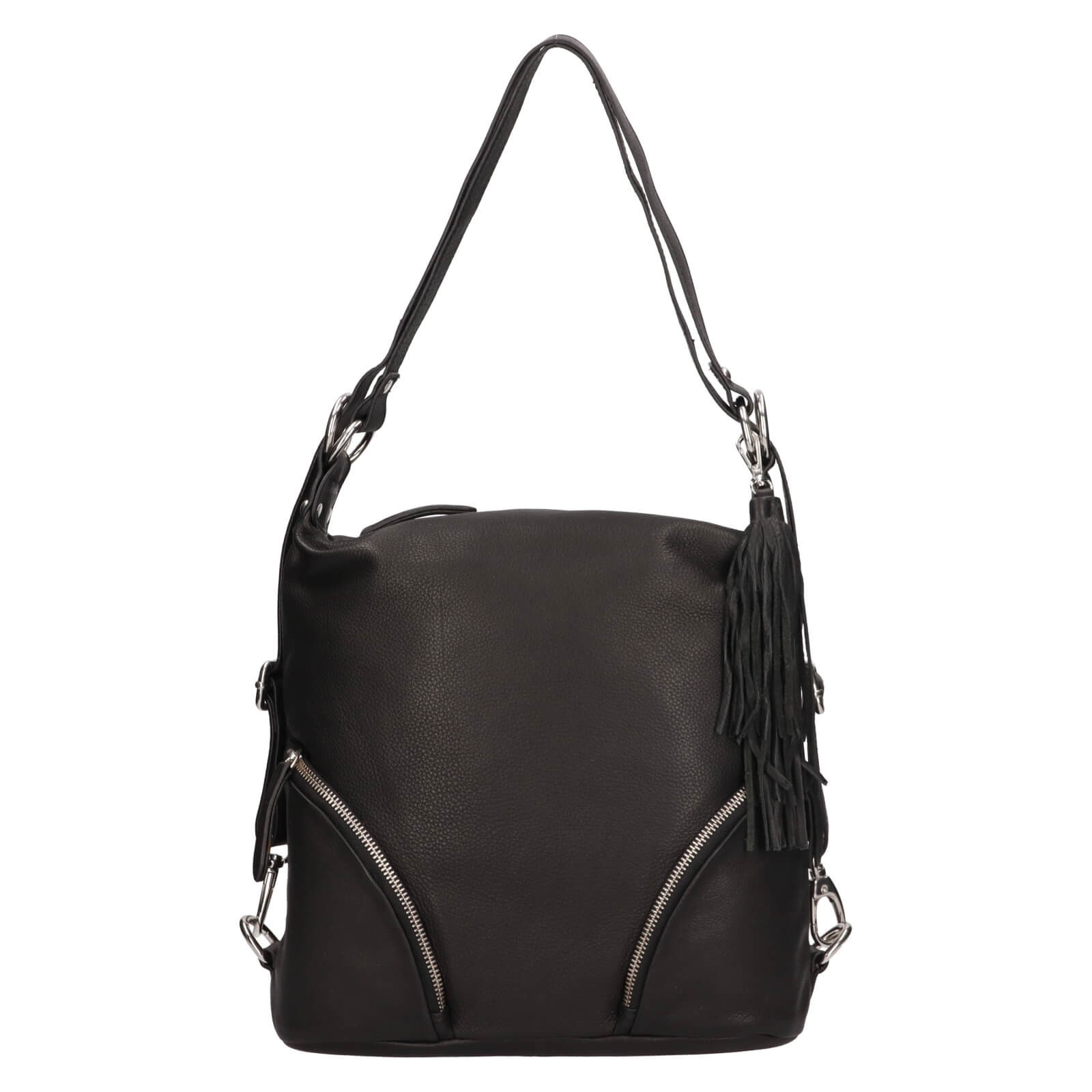 Dámská kožená batůžko-kabelka Trend Ariana - černá 0,6l