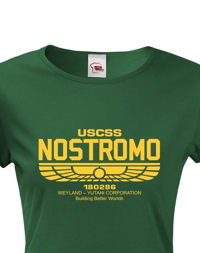 Dámské tričko USCSS Nostromo - motiv z oblíbené série Vetřelec