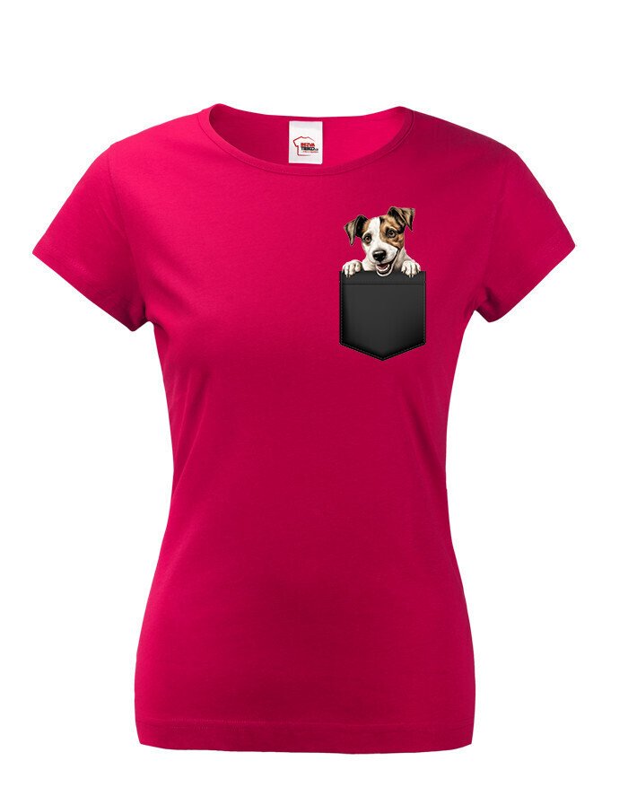 Dámské tričko Parson Russell teriér - kvalitní tisk a rychlé dodání