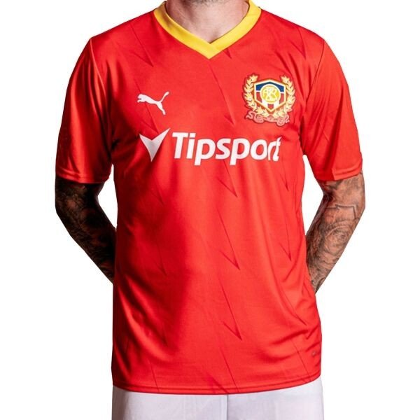 Puma ZBROJOVKA BRNO HOME JERSEY Fotbalový dres, červená, veľkosť XL