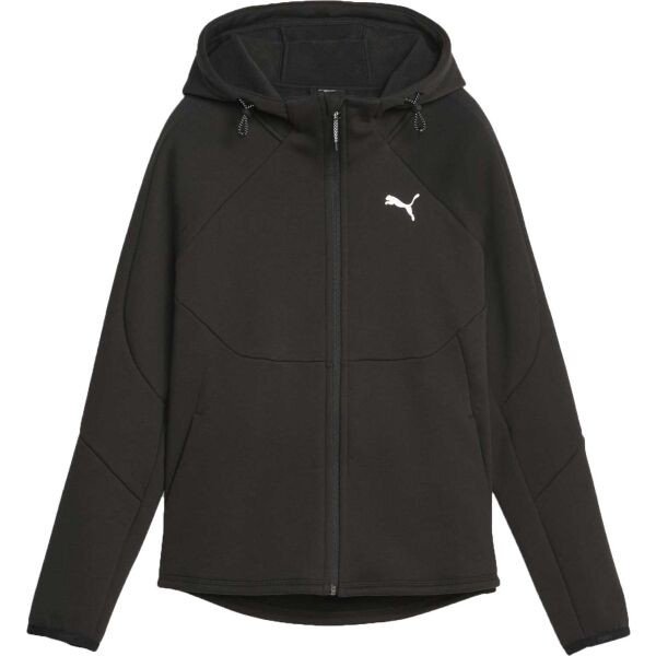 Puma EVOSTRIPE WINTERIZED FULL ZIP HOODIE Dámská mikina, černá, veľkosť L