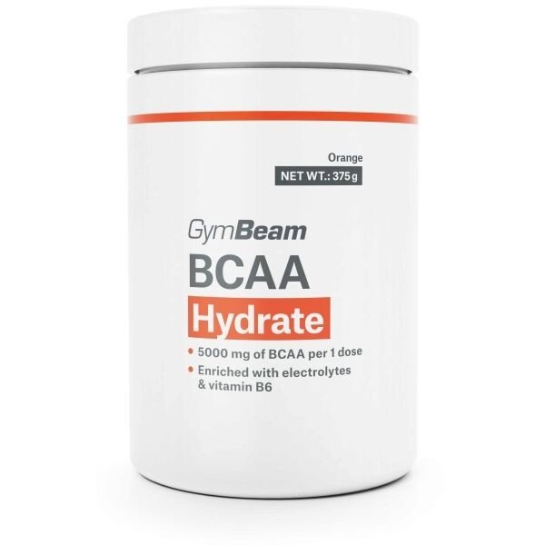 GymBeam BCAA HYDRATE 375 G POMERANČ Doplněk stravy, , veľkosť 375 G