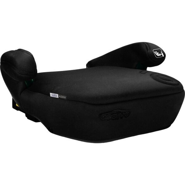 ASALVO ALZAFIX I-SIZE 125-150 cm Podsedák, černá, veľkosť UNI