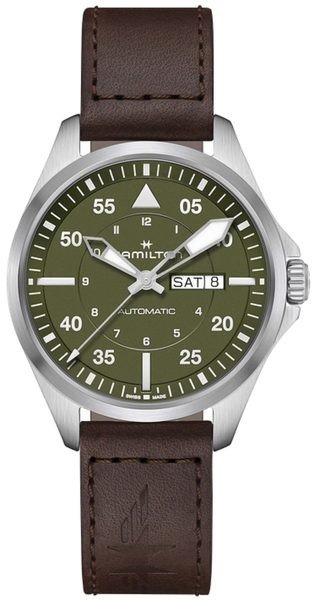 Hamilton Khaki Aviation Pilot Day Date Auto H64635560