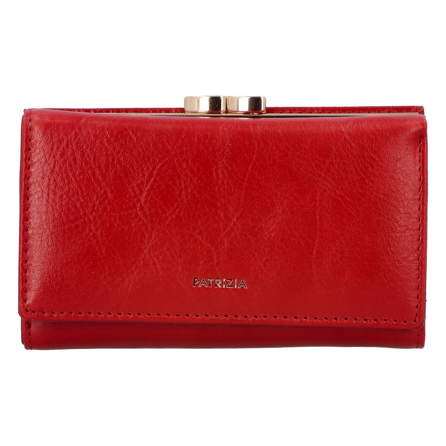 Dámská kožená peněženka červená - Patrizia Xavara červená
