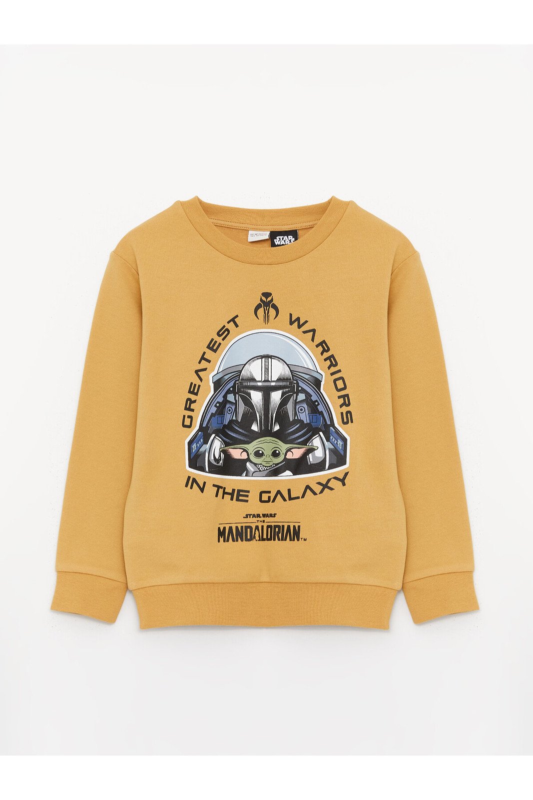 LC Waikiki Boys' Crew Neck Star Wars Printed Long Sleeve Sweatshirt