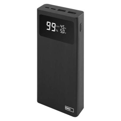 Powerbanka EMOS BetaQ 20, 20 000 mAh, 22,5 W, černá B0532B
