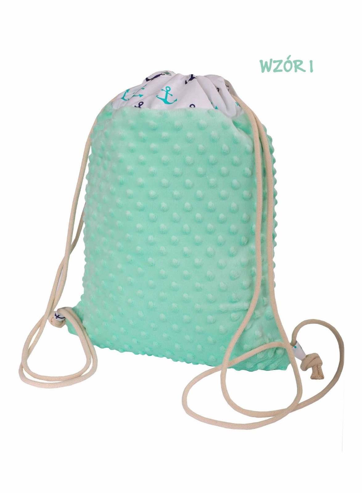 Zuz Stahovací vak na záda - Minky mint