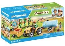 Playmobil 71442 Traktor s přívěsem a nádrží na vodu