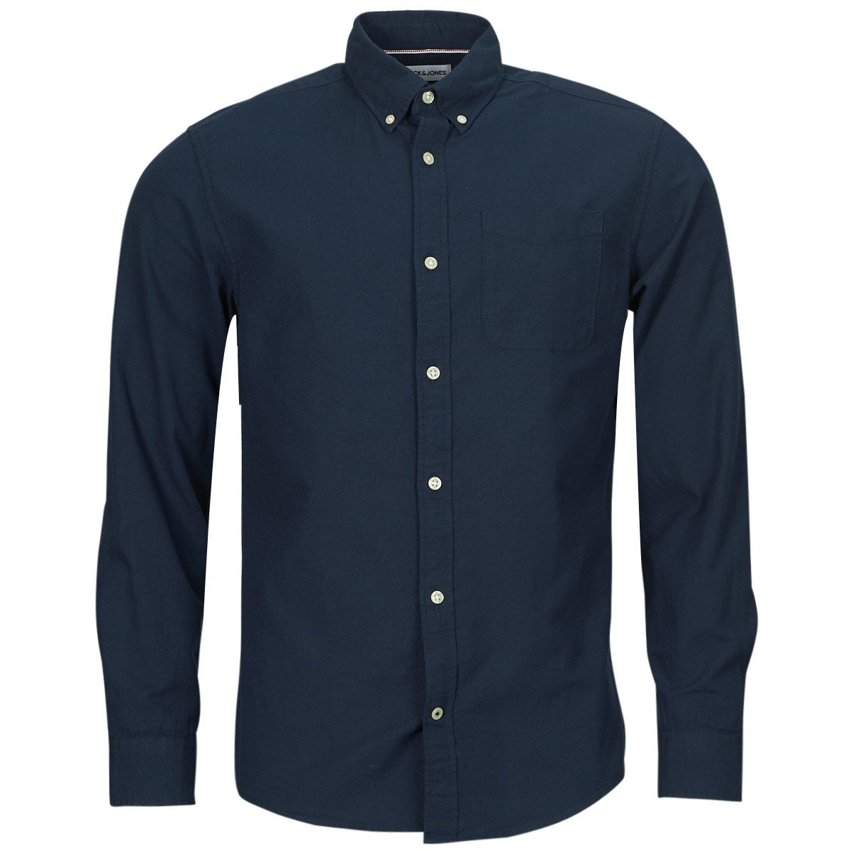 Jack & Jones  JJEOXFORD SHIRT LS  Tmavě modrá