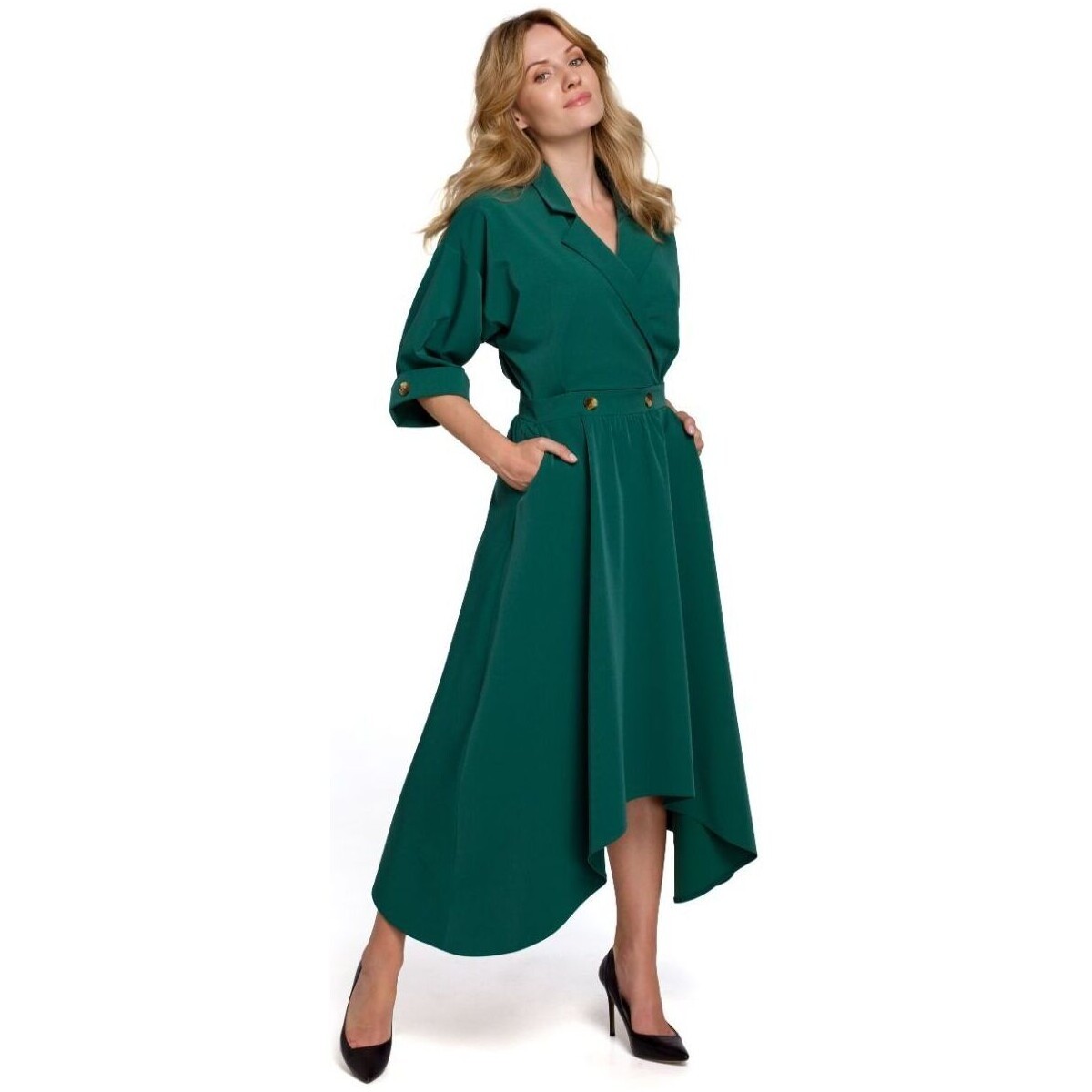 Prestige  Makover Dámské společenské šaty Lorentz K086 zelená  Zelená