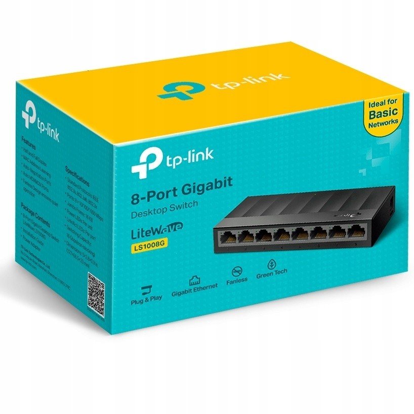 switch Tp-link LS1008G 8X1GB přepínač Lan RJ45