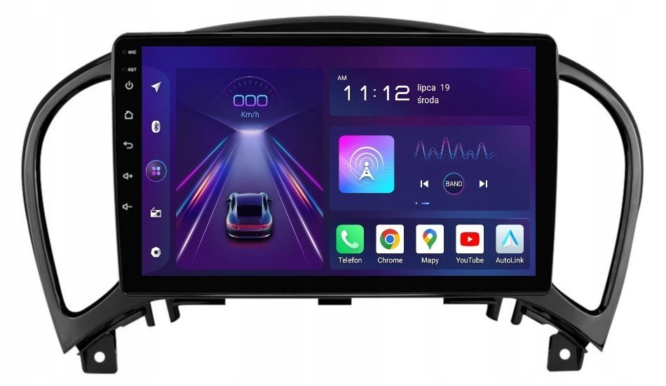 Navigace Rádio 2DIN Android Nissan Juke 8/256 Gb Dsp Carplay Lte