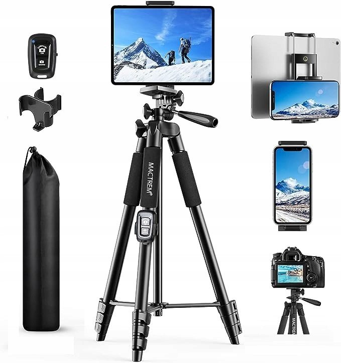 Tripod Stativ Pro Telefon Lehký Přenosný Mactrem 3V1