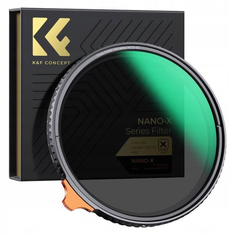 Filtr šedý nastavitelný K&f Concept True Color Nano X (1-5stop) 67mm