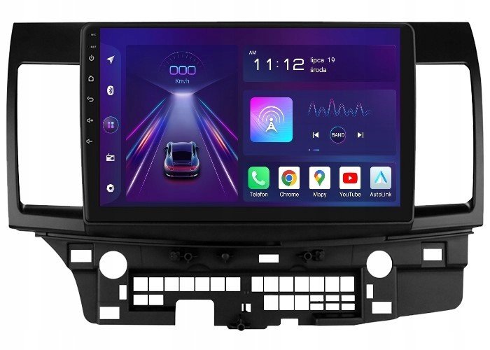 Rádio 2DIN Android Mitsubishi Lancer 9 IX 8/256 Gb Dsp Carplay Lte