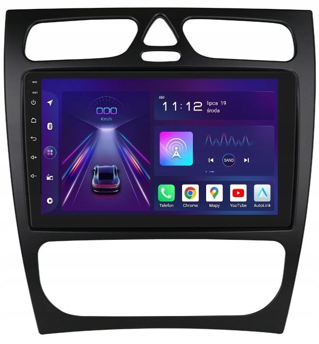 Radio 2DIN Navigace Android Mercedes W639 Vito Viano 8 Gb Dsp Carplau Lte