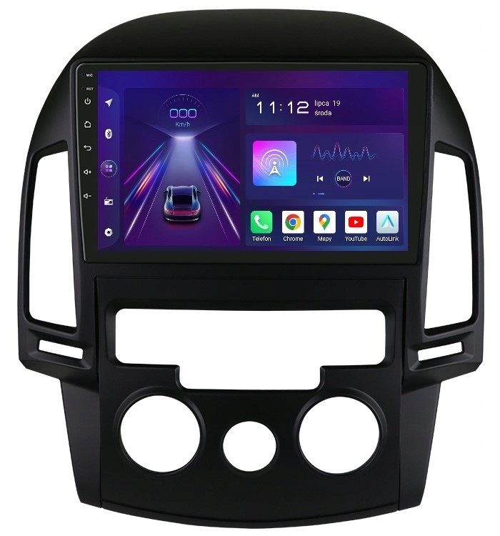 Radio 2DIN Navigace Android Hyundai I30 1 A 8/256 Gb Dsp Carplay Lte