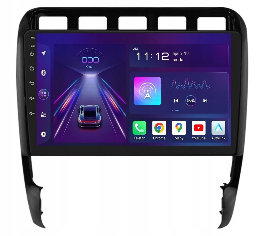 Navigace Rádio 2DIN Android Porsche Cayenne 1 A 8/256 Gb Dsp Carplay Lte