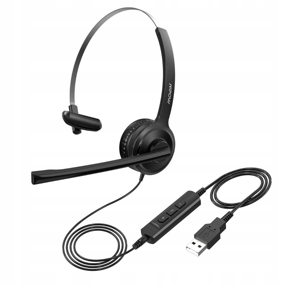 Drátová sluchátka přes uši s mikrofonem univerzální Mpow BH323A