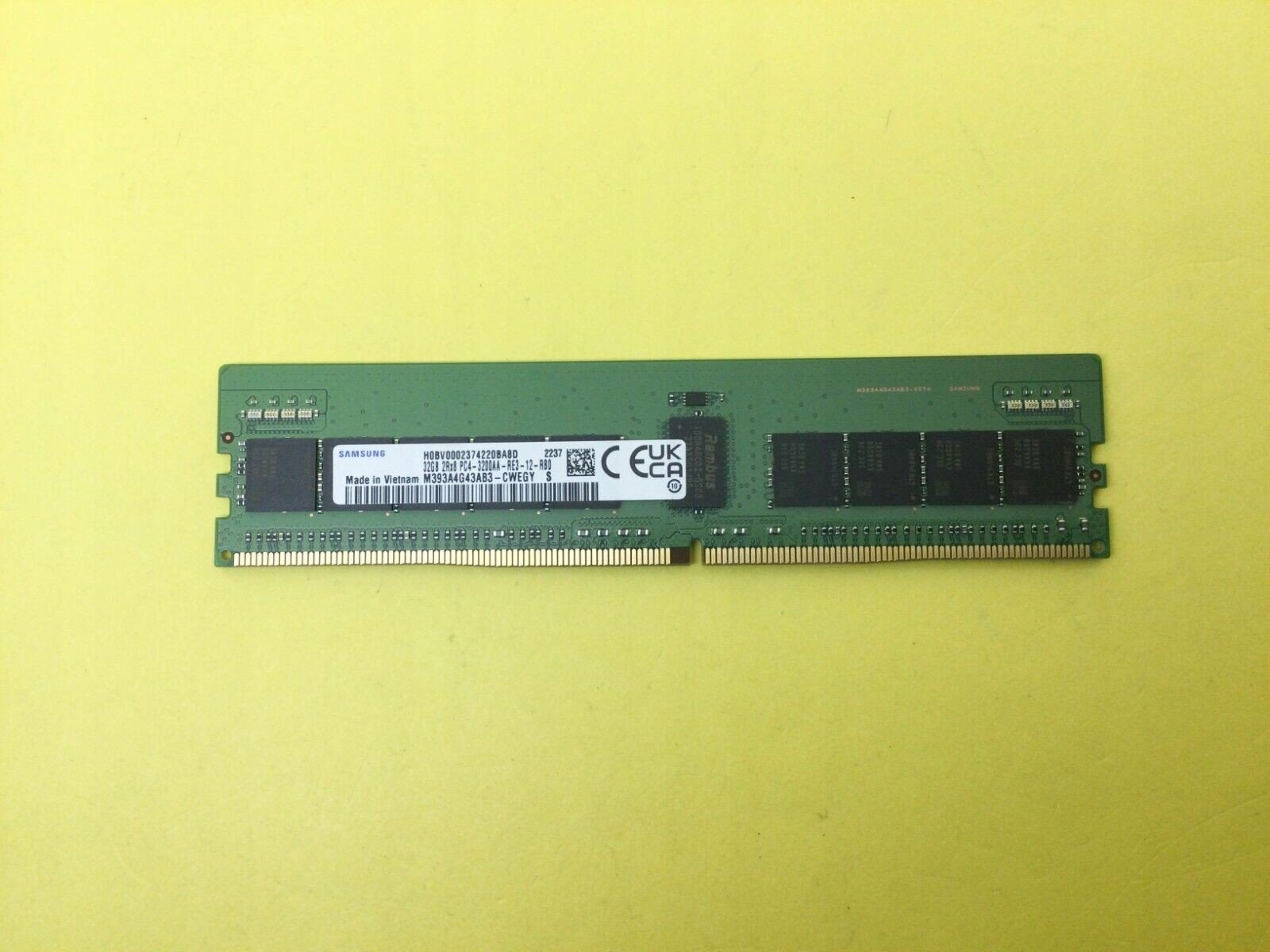 Ram 32GB Samsung DDR4 PC4-3200AA-RE4-12 Ecc Reg M393A4G43AB3-CWE