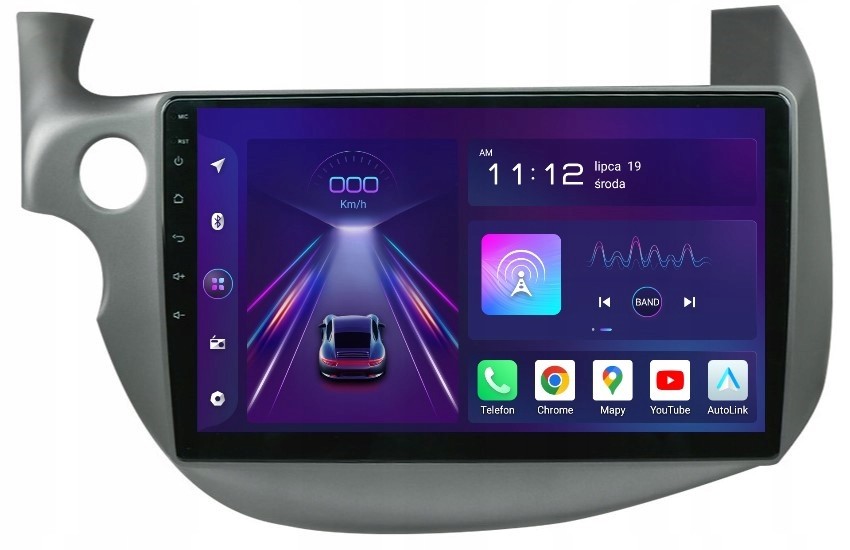 Navigace Rádio 2DIN Android Honda Jazz 3 III 8/256 Gb Dsp Carplay Lte